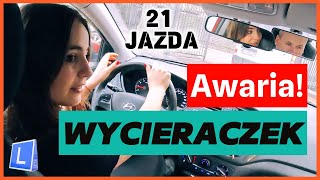 Awaria wycieraczek podczas szkolenia Nauka jazdy [upl. by Selestina]