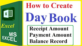 How to Create Day Book in Excel in Urdu daybook excel exceltipsandtricks [upl. by Itteb456]