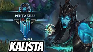 WILD RIFT ADC  THIS KALISTA ALWAYS CARRY 1V9 IN PATCH 51B PENTAKILL GAMEPLAY [upl. by Nebra]