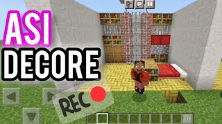 ✓MINECRAFT DECORACIONES para mi CASA  HASI DECORE UNA AVITACION [upl. by Keely]