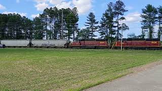 Lime and stone cars on Delmarva central  THIS TRAIN DID NOT STOP AT JELLO YARD [upl. by Dumond616]