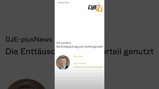 Die Enttäuschung zum Vorteil genutzt DJEplusNews Mai 2024 mit Mario Künzel [upl. by Gertie992]