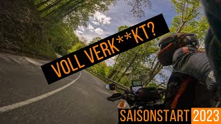 Meine erste Tour als Motorradreisen Veranstalter 2023 Saisonstart im Spessart und Odenwald S1 E1 [upl. by Naxor280]