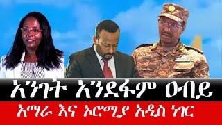 አንገት አንደፋም ዐብይአማራ እና ኦሮሚያ አዲስ ነገር NEGERE ETHIOPIA ethioforumኢትዮፎረም [upl. by Ruthe426]