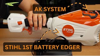 FCA 80  Stihls 1st Ever battery Edger in the AK system [upl. by Ashton494]