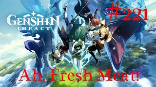 Genshin Impact Walkthrough Part 221  Ah Fresh Meat No Commentary [upl. by Nodnek]