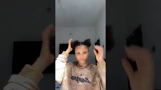 Styling my short hair 4chair naturalhair 4chairstyle stylingtips [upl. by Raymond23]