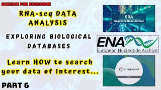 How to search for your RNAseq files  NCBI SRA  ENA  Array Express  Practical [upl. by Aryk736]