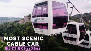 Heights of Abraham  Cable Car  Matlock  Derbyshire  Visit England  2021 [upl. by Herwick]