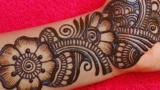 arabic mehndi designs for hands  simple mehndi design front hand  आसान मेहंदी डिजाइन [upl. by Adnim]