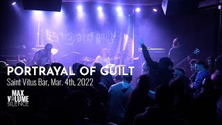 PORTRAYAL OF GUILT live at Saint Vitus Bar Mar 4th 2022 FULL SET [upl. by Cale744]