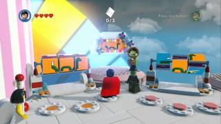 The LEGO Movie Videogame  X6 Stud Multiplier Red Brick Location [upl. by Dickman]