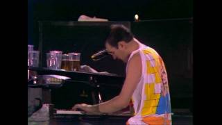 Queen  Bohemian Rhapsody Live at Wembley 11071986 [upl. by Enelhtak282]