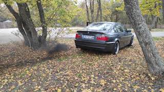 BMW E46 330d Straight pipe Exhaust Rev Limiter [upl. by Quentin872]