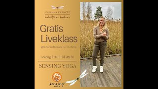 Sensing Yoga för att starta dagen och lugna nervsystemet amp skapa flöde [upl. by Tnafni198]