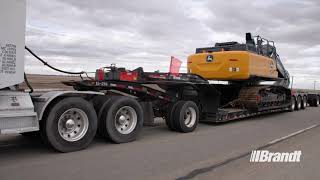 Brandt C550 Heavy Haul Trailer  Walkaround [upl. by Karen794]