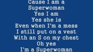 Superwoman Alicia Keys Lyrics [upl. by Atilegna]