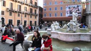 Piazza Navona Rome Italy [upl. by Claudianus]