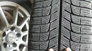 ミシュラン Michelin XICE3 20560R16のEV 日産リーフで40000km使用後の総合レビュー ＃InShot [upl. by Haididej]