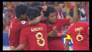 Indonesia vs Vietnam U16 11 Full Highlights English Commentary  AFC Cup U16 2018 Grup C [upl. by Bugbee]