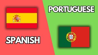 Similarities between SPANISH and PORTUGUESE  20 Similar Words  Shared Words [upl. by Notreb]