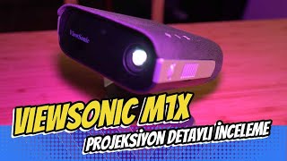 Viewsonic M1X Akıllı Led Projeksiyon Detaylı incelemesi [upl. by Eyma]