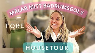 VLOGG 30  BUDGET RENOVERING AV BADRUM OCH HOUSETOUR [upl. by Mauri]