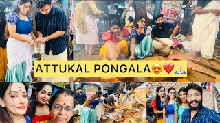 Attukal pongala 2024  ആറ്റുകാലമ്മയുടെ മുന്നിൽ വീണ്ടും  Anu Kutty  Anu Mol [upl. by Ahsitul772]