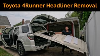 Toyota 4Runner Headliner Removal [upl. by Reppart401]