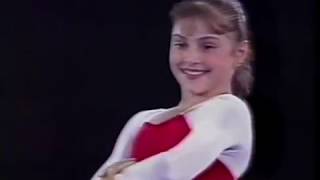 Dominique Moceanu 1996 Floor  Rock and Roll Gymnastics 2nd presentation [upl. by Wolcott891]