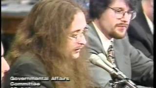 Hackers Testifying at the United States Senate May 19 1998 L0pht Heavy Industries [upl. by Charissa]