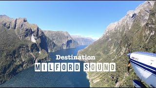 Destination Milford Sound  landing at New Zealands most scenic airport [upl. by Ihtac]