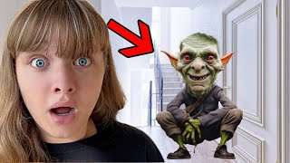 GOBLIN MAN is IN OUR HOUSE SCARY URBAN LEGEND with AUBREY and Caleb [upl. by Aihsenrad84]