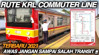 Rute KRL Commuterline Jabodetabek Terbaru 2023 Lengkap Beserta Aturan dan Harga Tiket [upl. by Alin]