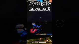 Apelapato movement vs my movement shorts freefire shorts video [upl. by Rizzo684]