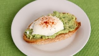 Avocado Toast with Poached Egg Recipe  Laura Vitale  Laura in the Kitchen Episode 596 [upl. by Xela]