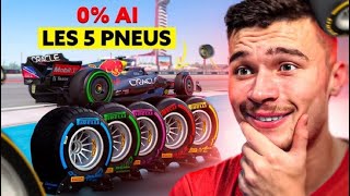 ROULER AVEC LES 5 PNEUS vs IA 0 😱😂 en 9 tours seulement mdr  F1 23 [upl. by Soble]