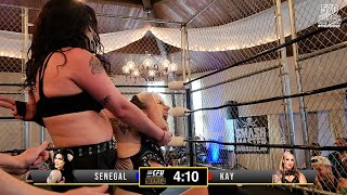 FREE MATCH Allysin Kay vs Jamie Senegal CAGE MATCH [upl. by Ahseid]