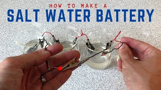 How to make a salt water battery [upl. by Aivlis400]