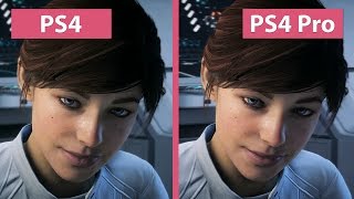 4K UHD  Mass Effect Andromeda – PS4 vs PS4 Pro 4K Mode Graphics Comparison [upl. by Riem583]