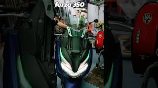 honda forza 350 ทำไฟหน้าซิ่งไฟเลี้ยวใน chrome หน้าซิ่งโหลดหน้า 2 นิ้วเบาะปาดอุดท้าย เต็มระบบforza35 [upl. by Cedric357]