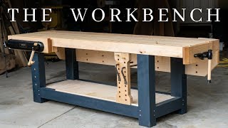 The PERFECT Woodworking Workbench  How To Build The Ultimate Hybrid Workholding Bench [upl. by Sternick]