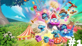 The Smurfs Village Party Walkthrough Gameplay Part 1 [upl. by Levinson727]