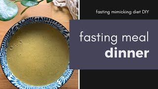 Fasting Mimicking Diet DIY dinner prep [upl. by Nazario]