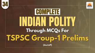 Indian Polity through MCQs for TSPSC Group1 Prelims Union Legislature  Parliamentary Committees2 [upl. by Nivlad]