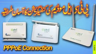 how to configure new ptcl modemRouterptcl modem no internet accesshow to fix internet red light [upl. by Ynhoj]