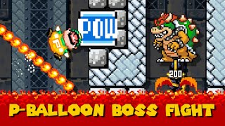 PBalloon Full Level  Balloon Lava Lagoon  Super Mario Maker 2 [upl. by Aicirtap]