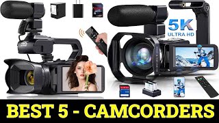 Top 5 Best Camcorders of 2024 [upl. by Meade]