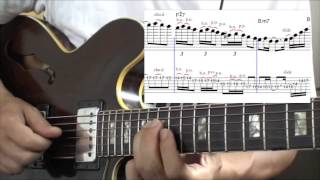 Larry Carlton  Room335 1st fast part of solo cover with tab and guitar lesson [upl. by Bernadette283]