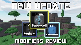 Tower Blitz Update NEW MODIFIERS REVIEW [upl. by Cirdla]